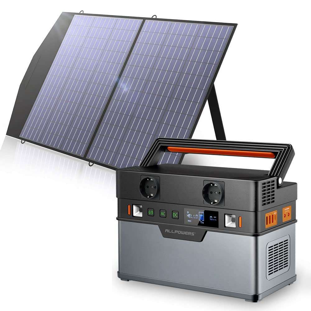 ALLPOWERS 700W Generatore Solare (S700 + SP027 100W Pannello Solare)
