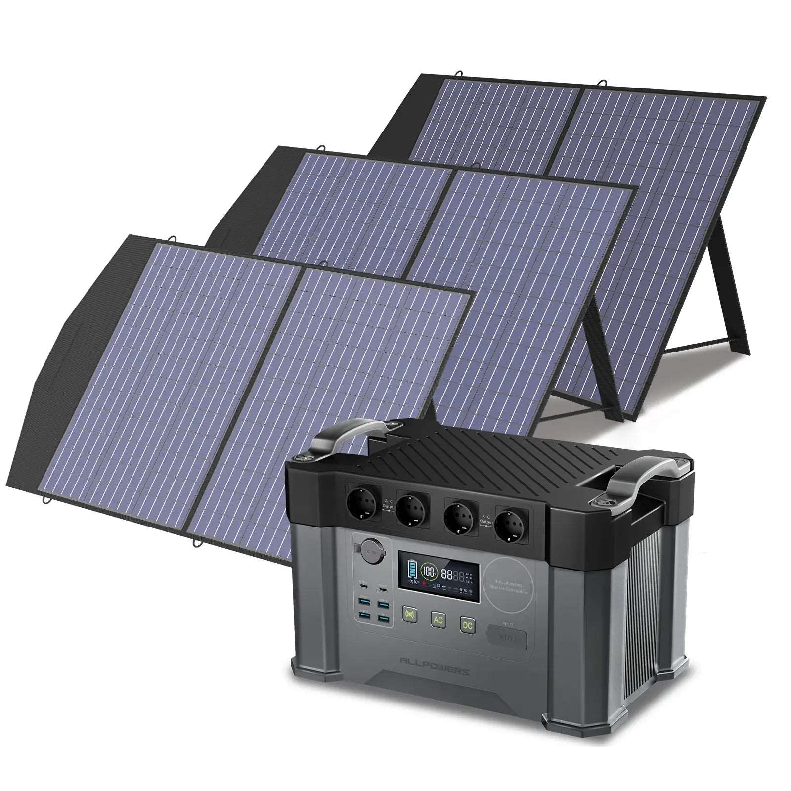 ALLPOWERS 2000W Generatore Solare (S2000 + SP027 100W Pannello Solare)