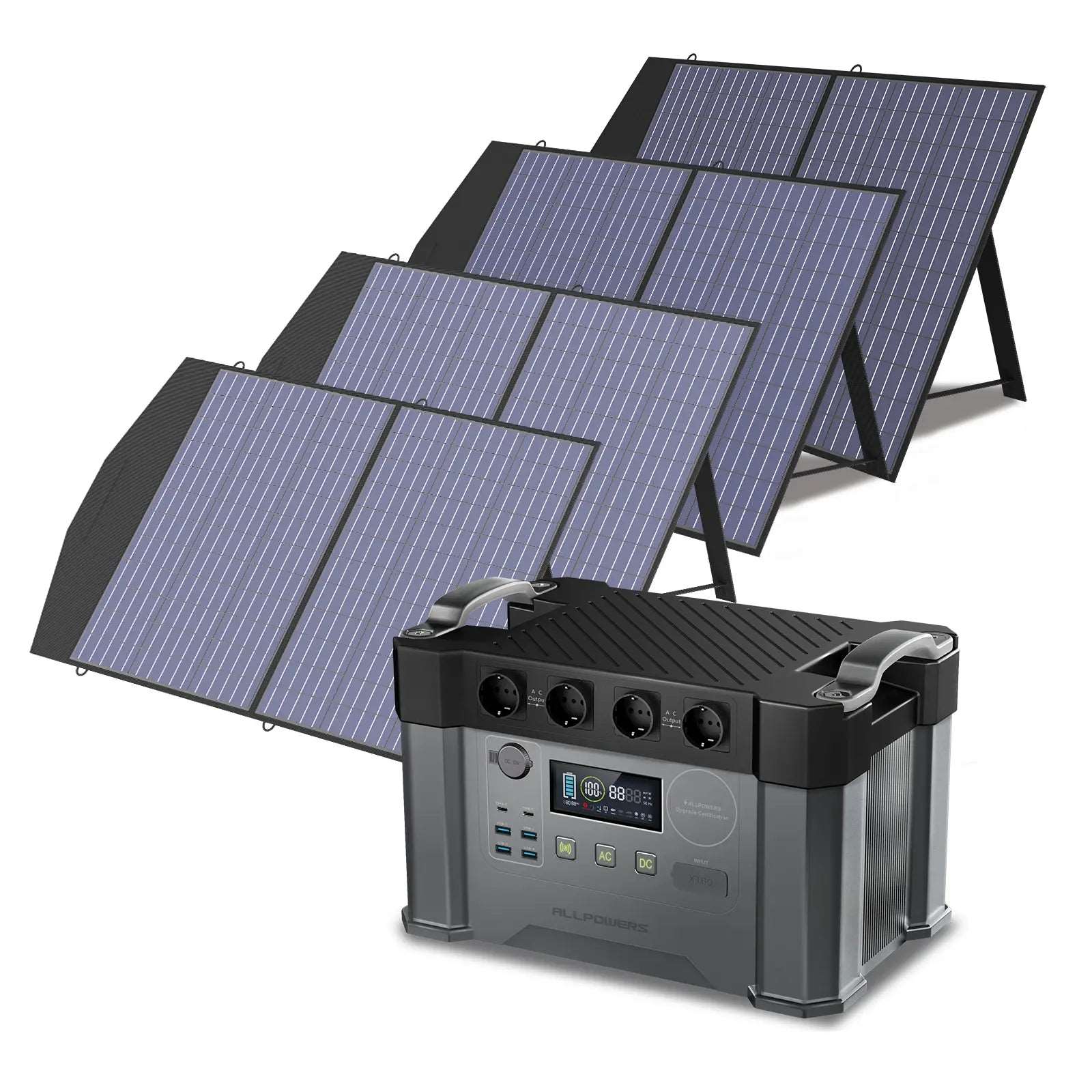 ALLPOWERS 2000W Generatore Solare (S2000 + SP027 100W Pannello Solare)