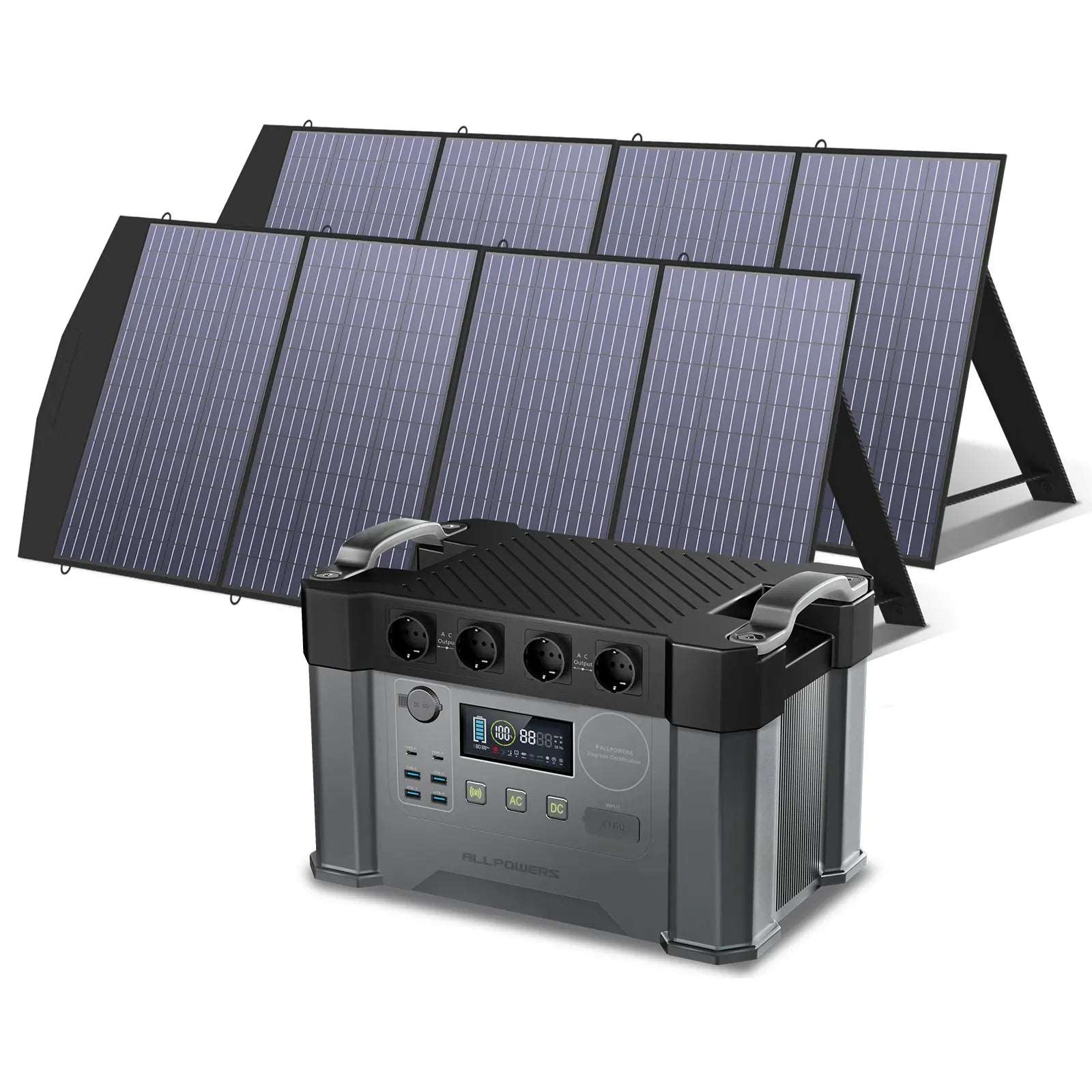 ALLPOWERS 2000W Generatore Solare (S2000 + SP033 200W Pannello Solare)