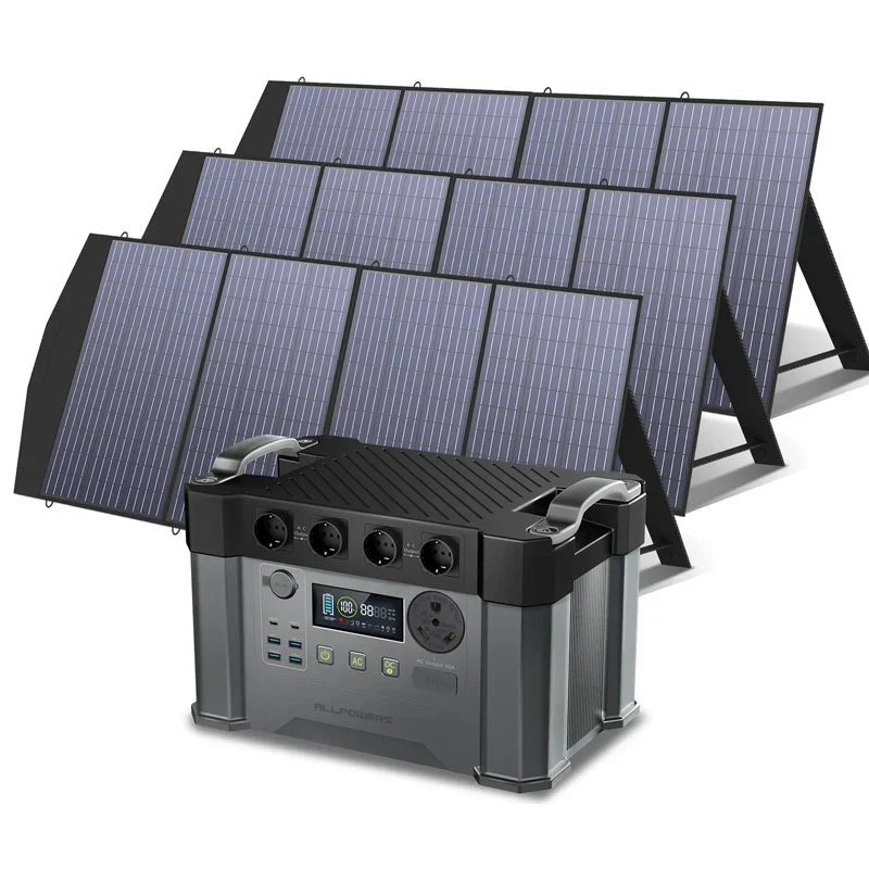 ALLPOWERS Generatore Solare 2400W (S2000 Pro + SP033 Pannello Solare 200W)