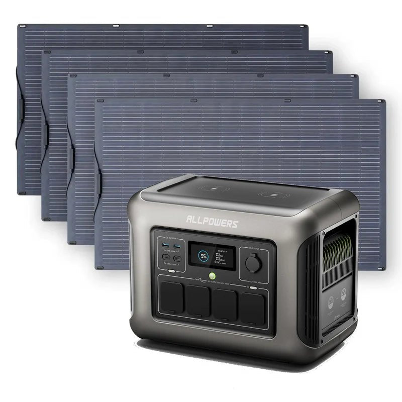 ALLPOWER 1800W Generatore Solare R1500 con FV200W