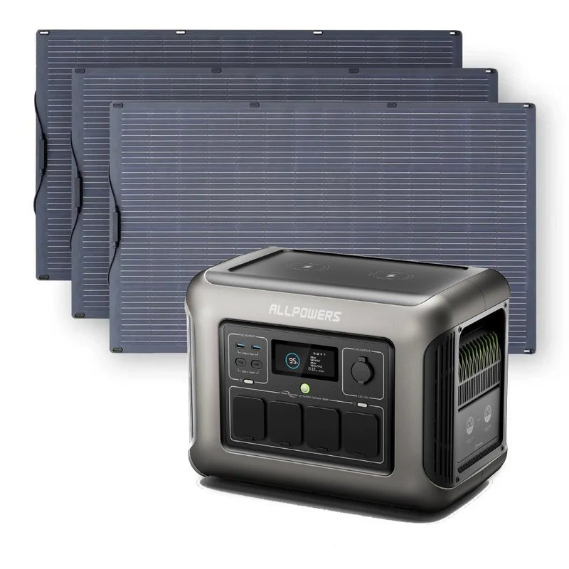 ALLPOWER 1800W Generatore Solare R1500 con FV200W