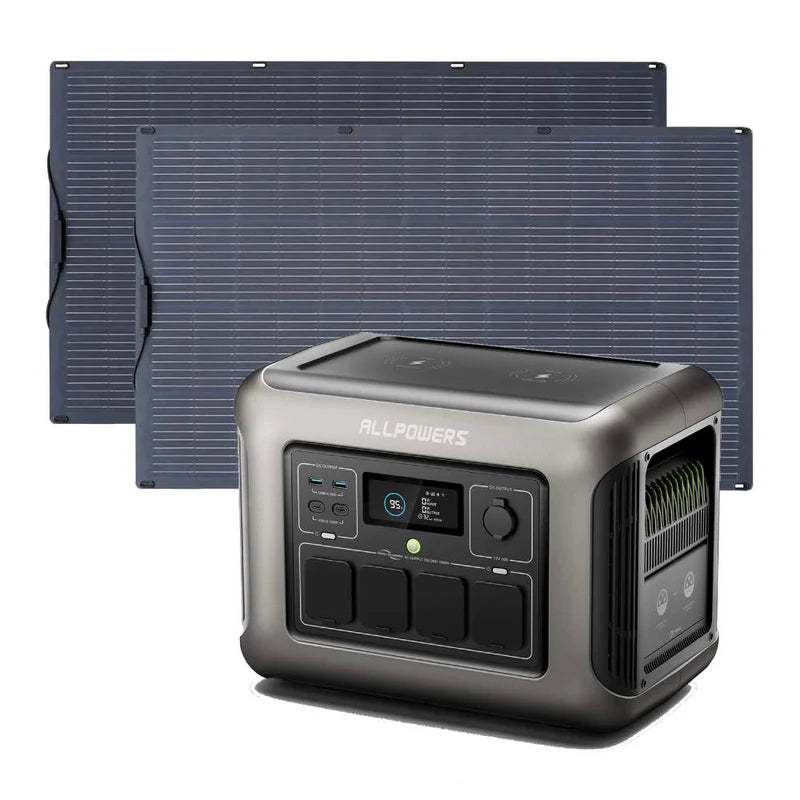 ALLPOWER 1800W Generatore Solare R1500 con FV200W
