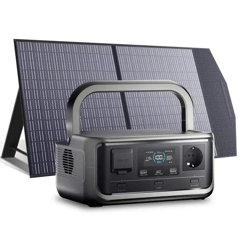 ALLPOWERS Generatore Solare 300W (P300 + SP027 Pannello Solare 100W)