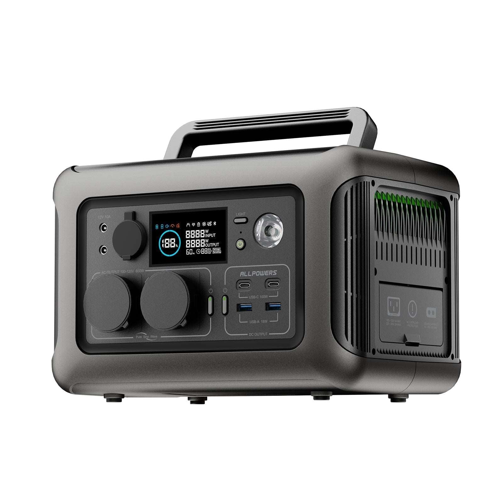 ALLPOWERS 600W Generatore Solare R600 con FV200W