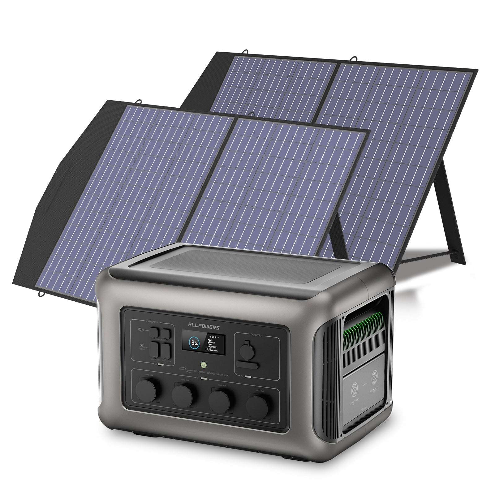 ALLPOWERS 3500W Generatore Solare (R3500 + SP027 100W Pannello Solare)