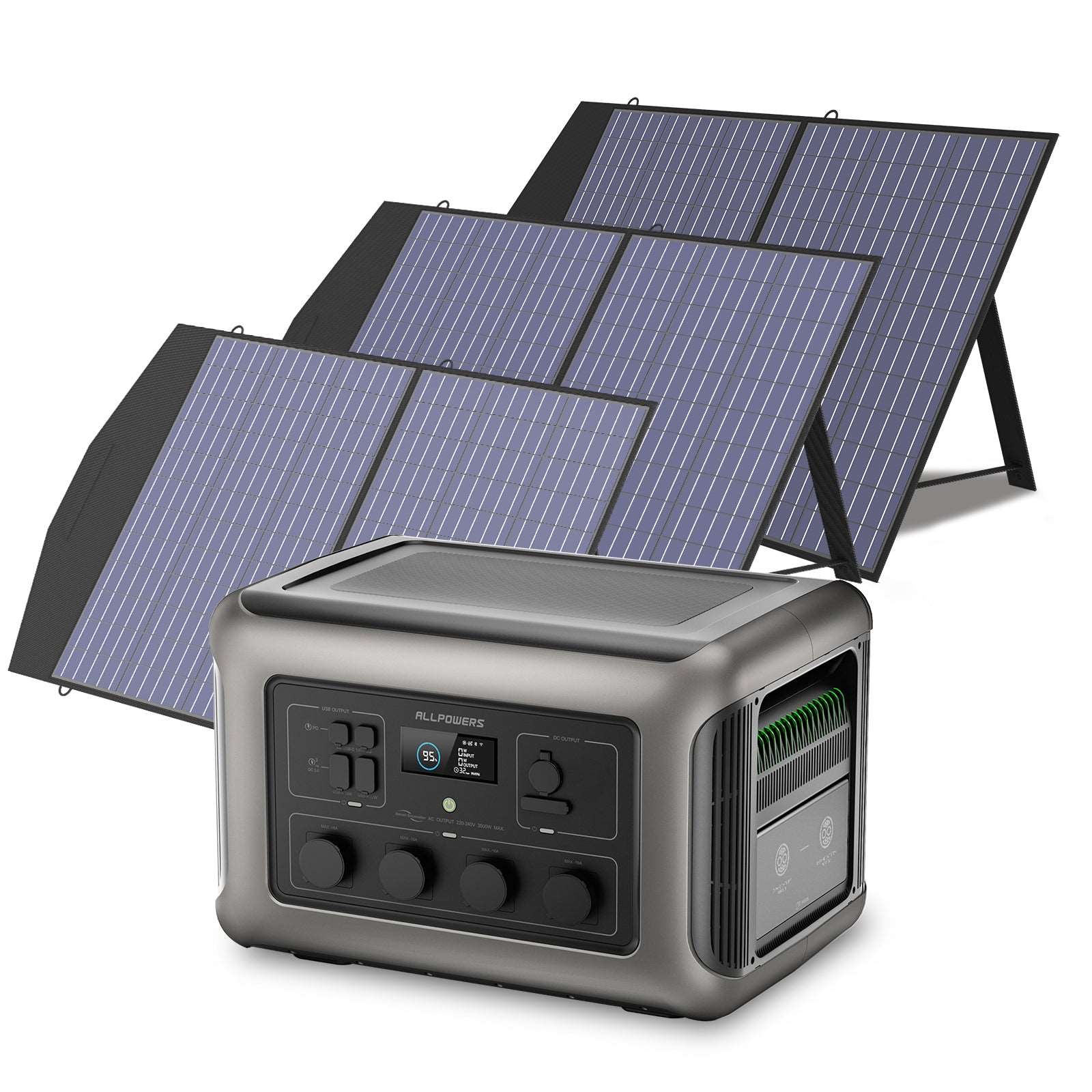 ALLPOWERS 3500W Generatore Solare (R3500 + SP027 100W Pannello Solare)
