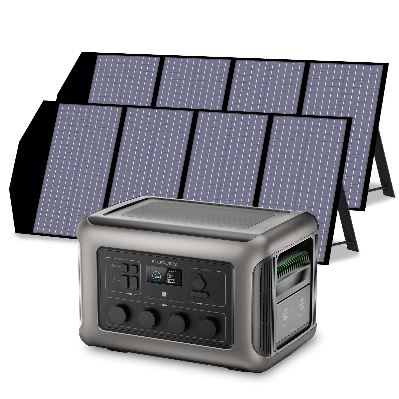 ALLPOWERS 3500W Generatore Solare (R3500 + SP029 140W Pannello Solare)