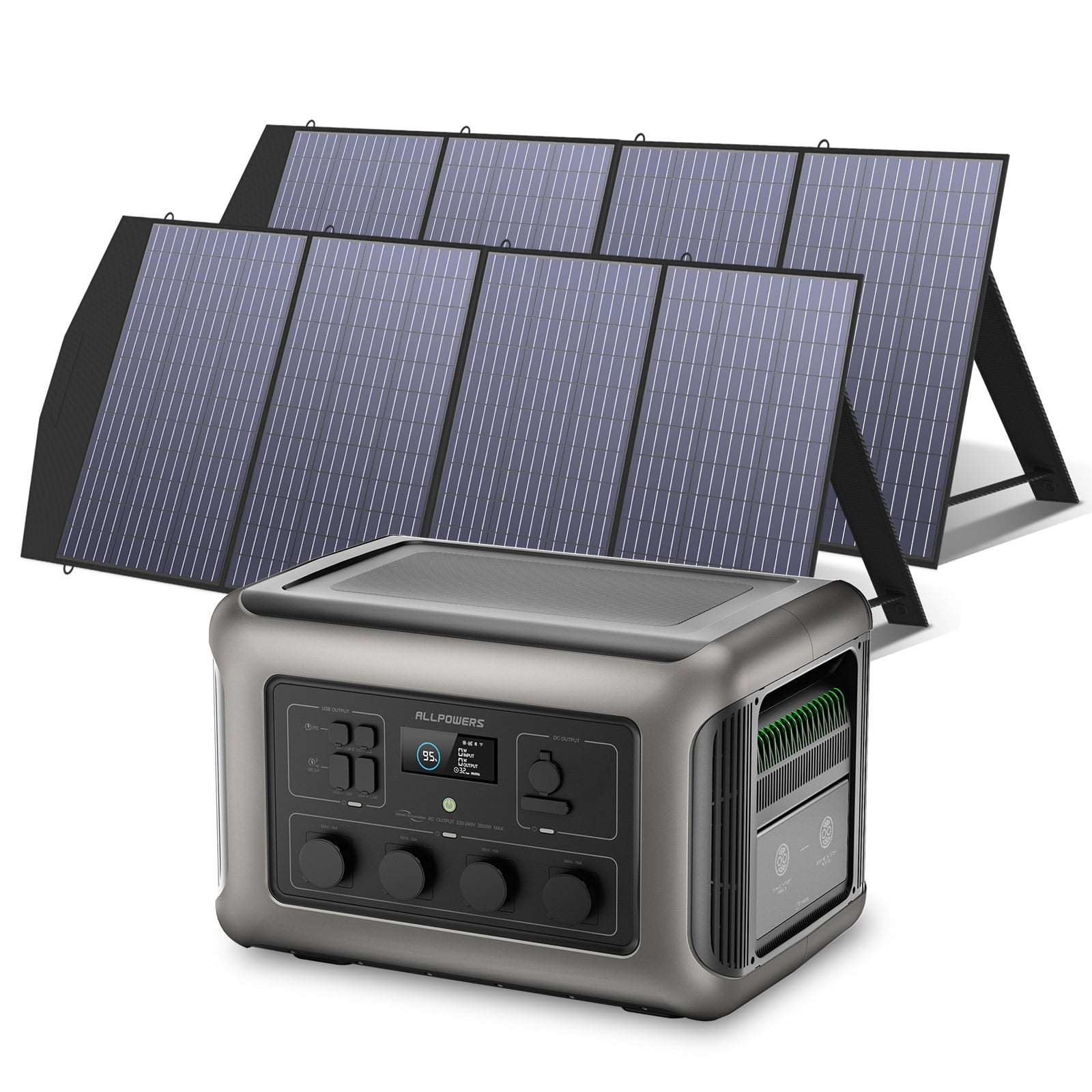 ALLPOWERS 3500W Generatore Solare (R3500 + SP033 200W Pannello Solare)