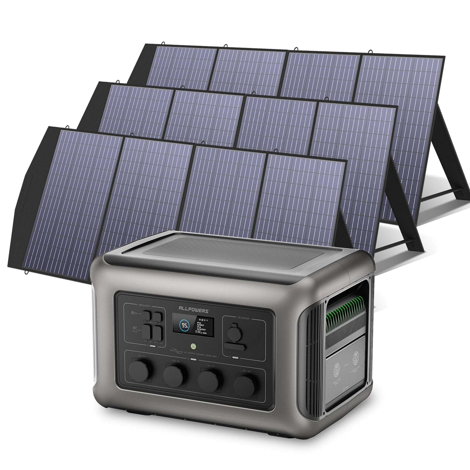 ALLPOWERS 3500W Generatore Solare (R3500 + SP033 200W Pannello Solare)