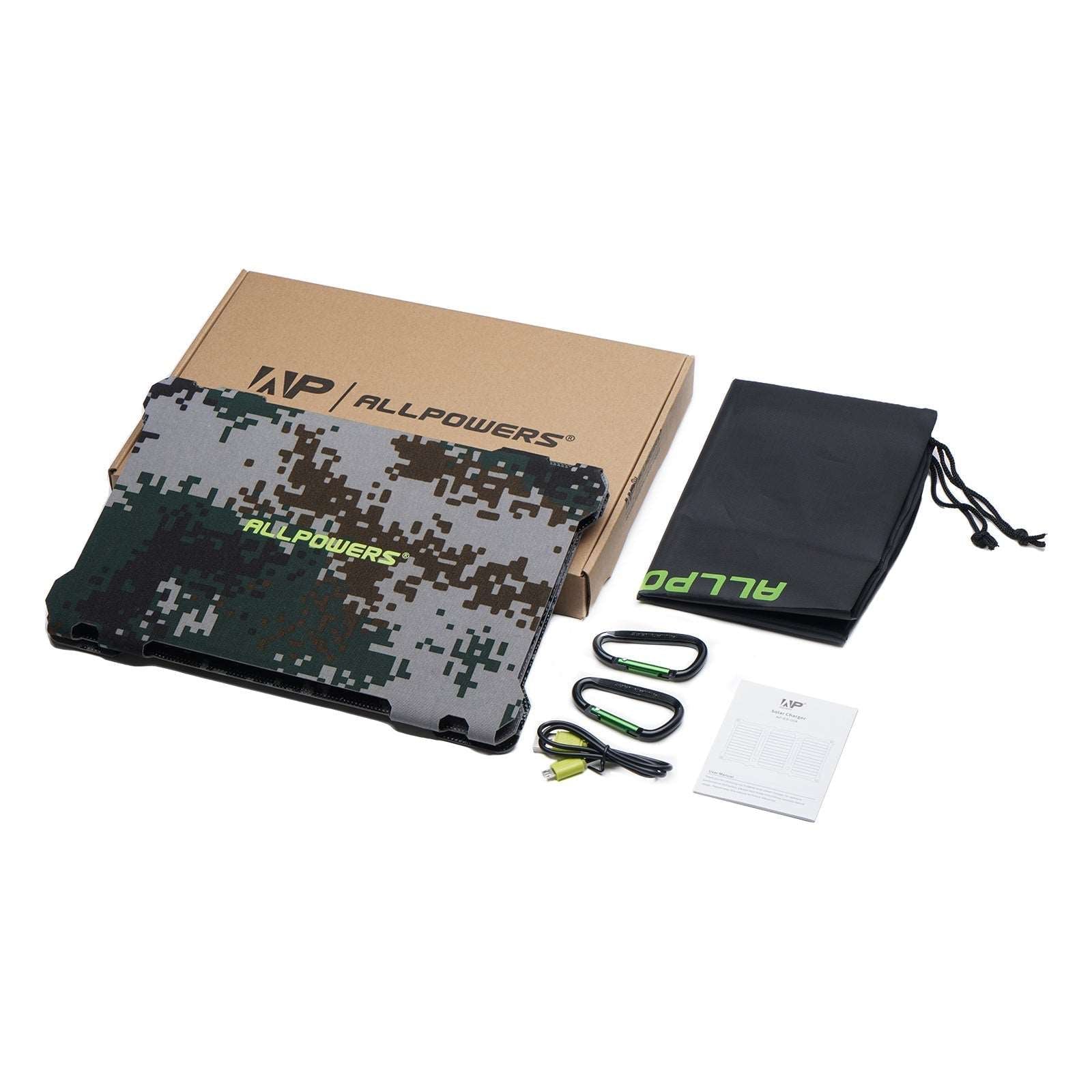 ALLPOWERS 5V 21W Pannello Solare Mimetico