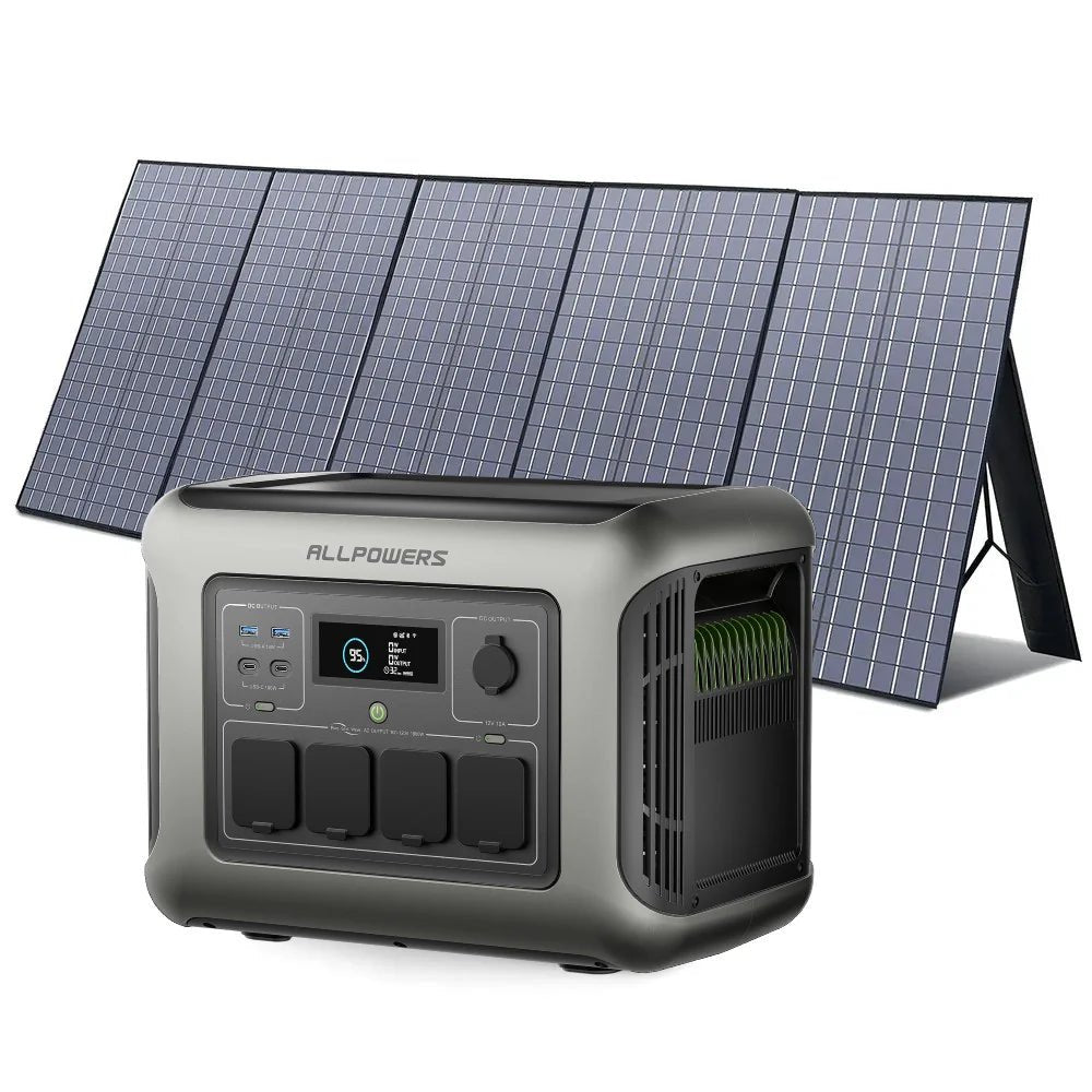 ALLPOWERS R1500 LITE Centrale Elettrica Portatile 1600W 1056Wh LiFeP04 Batteria