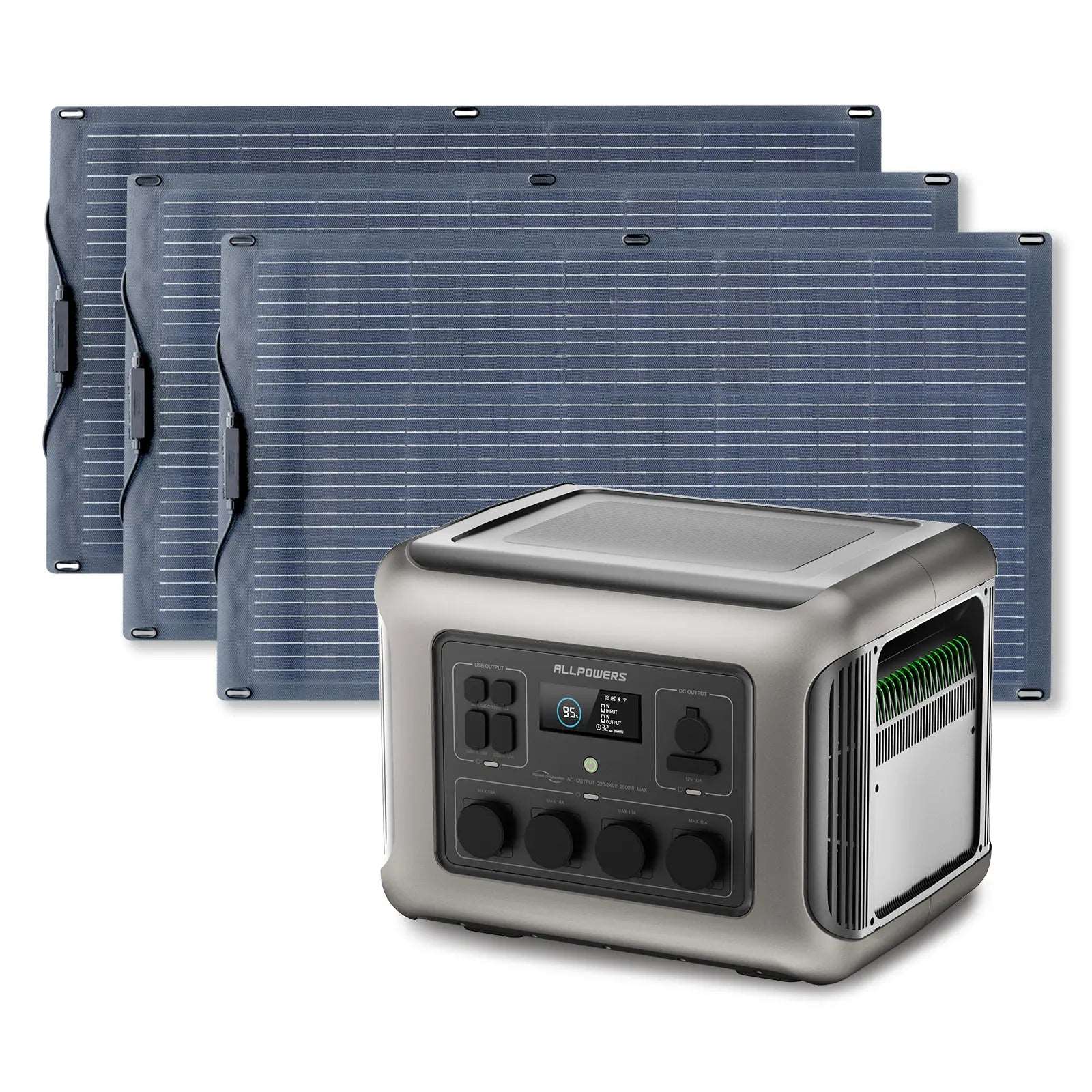 ALLPOWERS 2500W Generatore Solare R2500 con FV100W