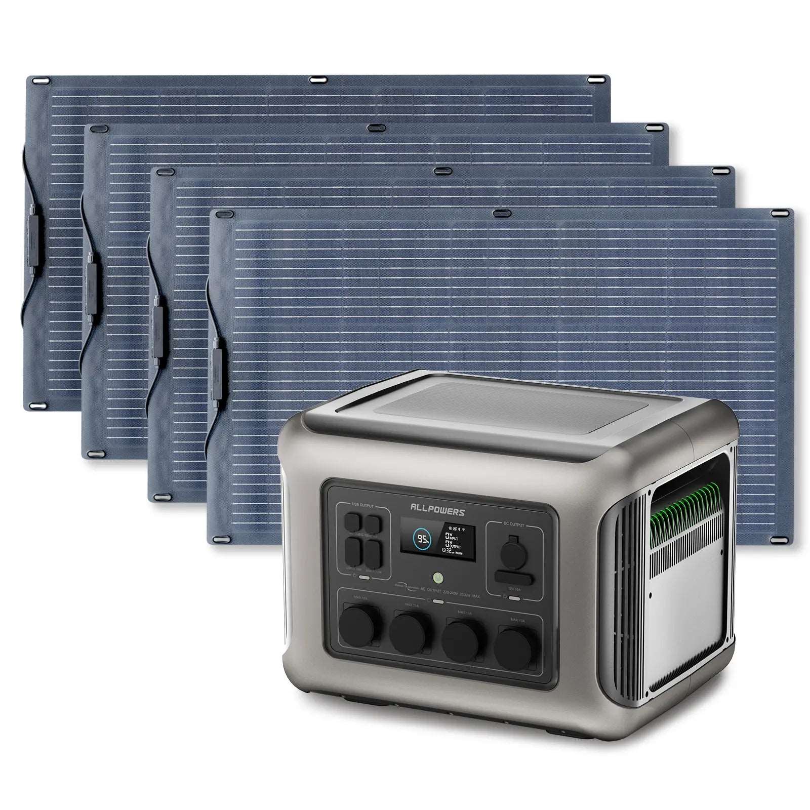 ALLPOWERS 2500W Generatore Solare R2500 con FV100W