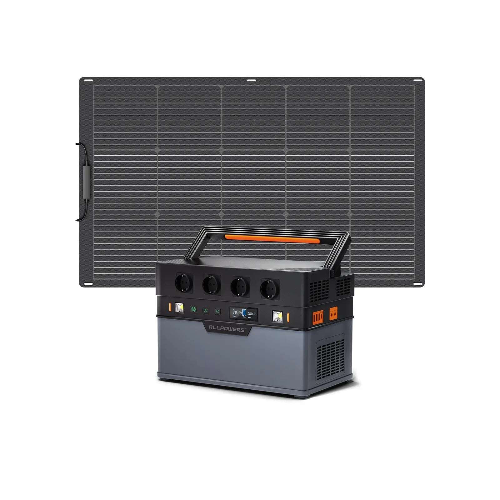ALLPOWERS 1500W Generatore Solare (S1500 + SF100 100W Pannello Solare Flessibile)