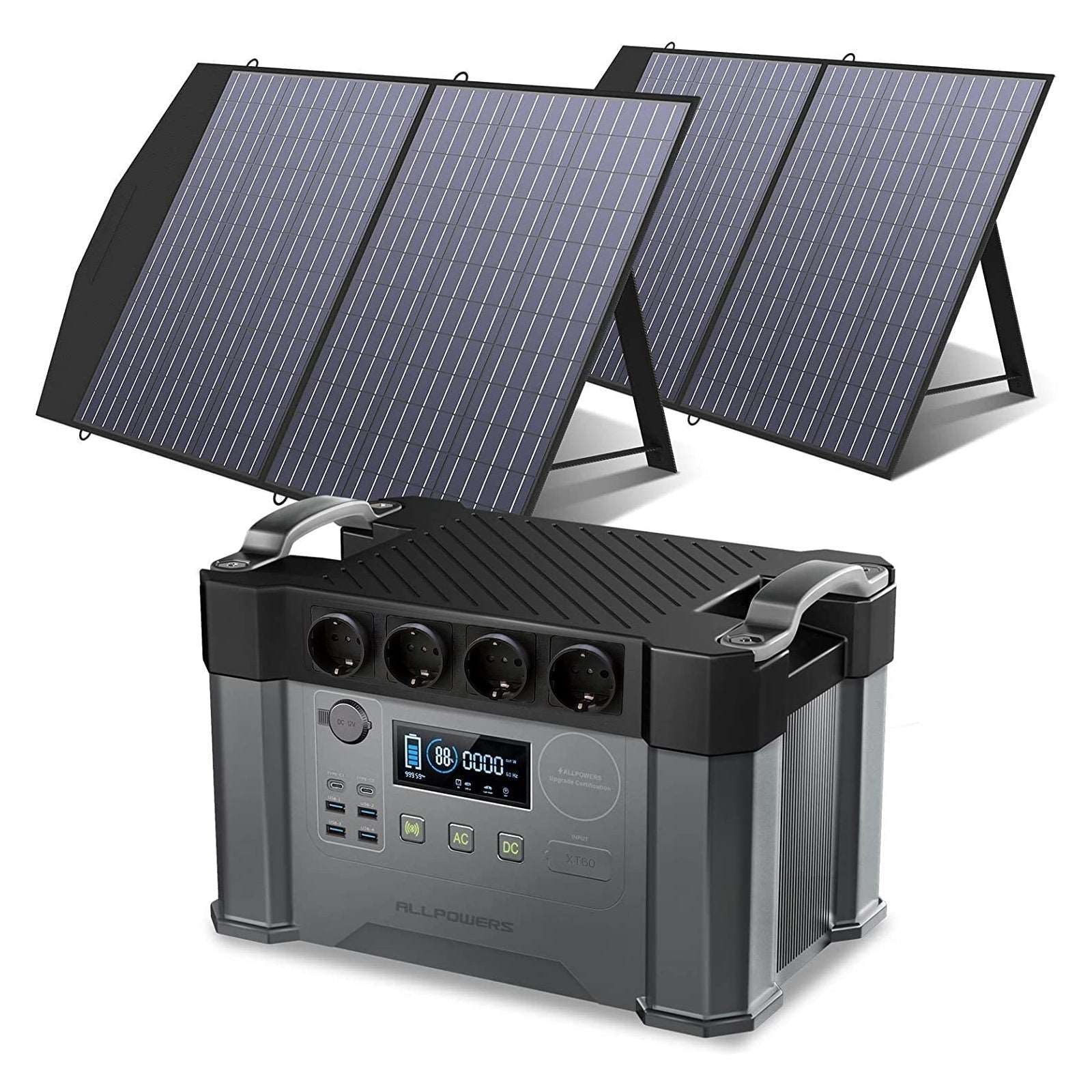 ALLPOWERS 2000W Generatore Solare (S2000 + SP027 100W Pannello Solare)