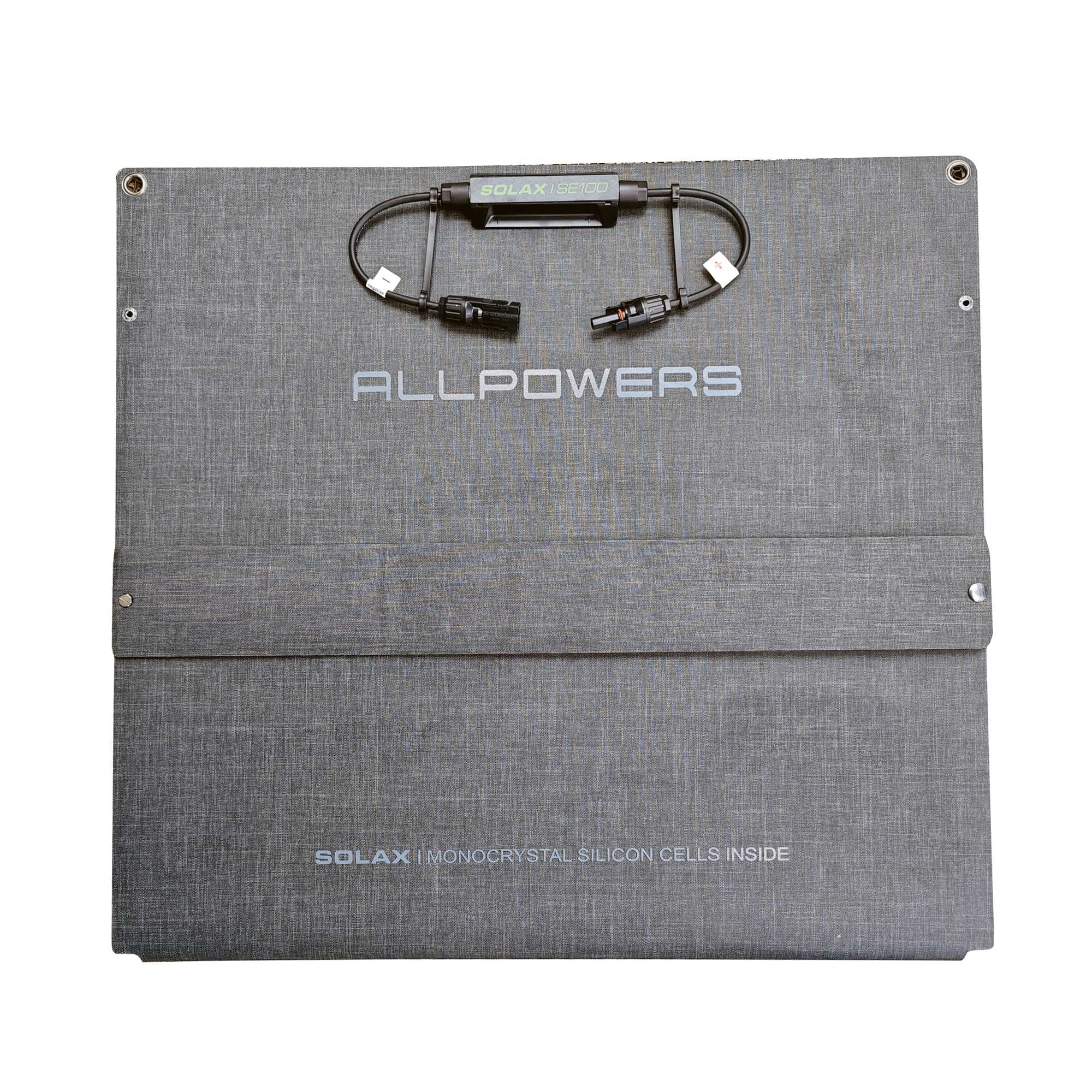 ALLPOWERS SOLAX SE100 Pannello Solare Monocristallino 100W