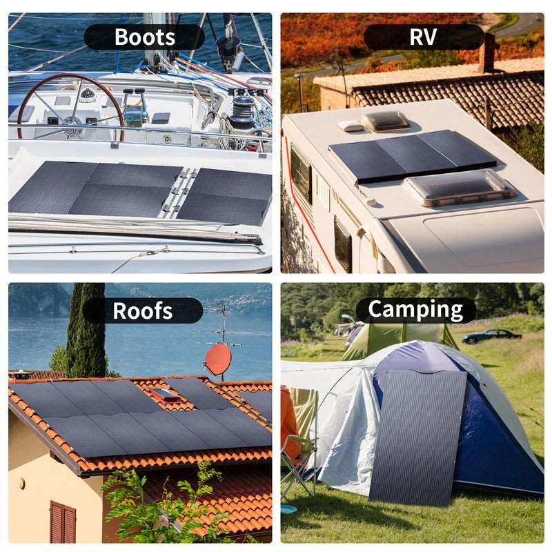 ALLPOWERS 1500W Generatore Solare (S1500 + SF200 200W Pannello Solare Flessibile)