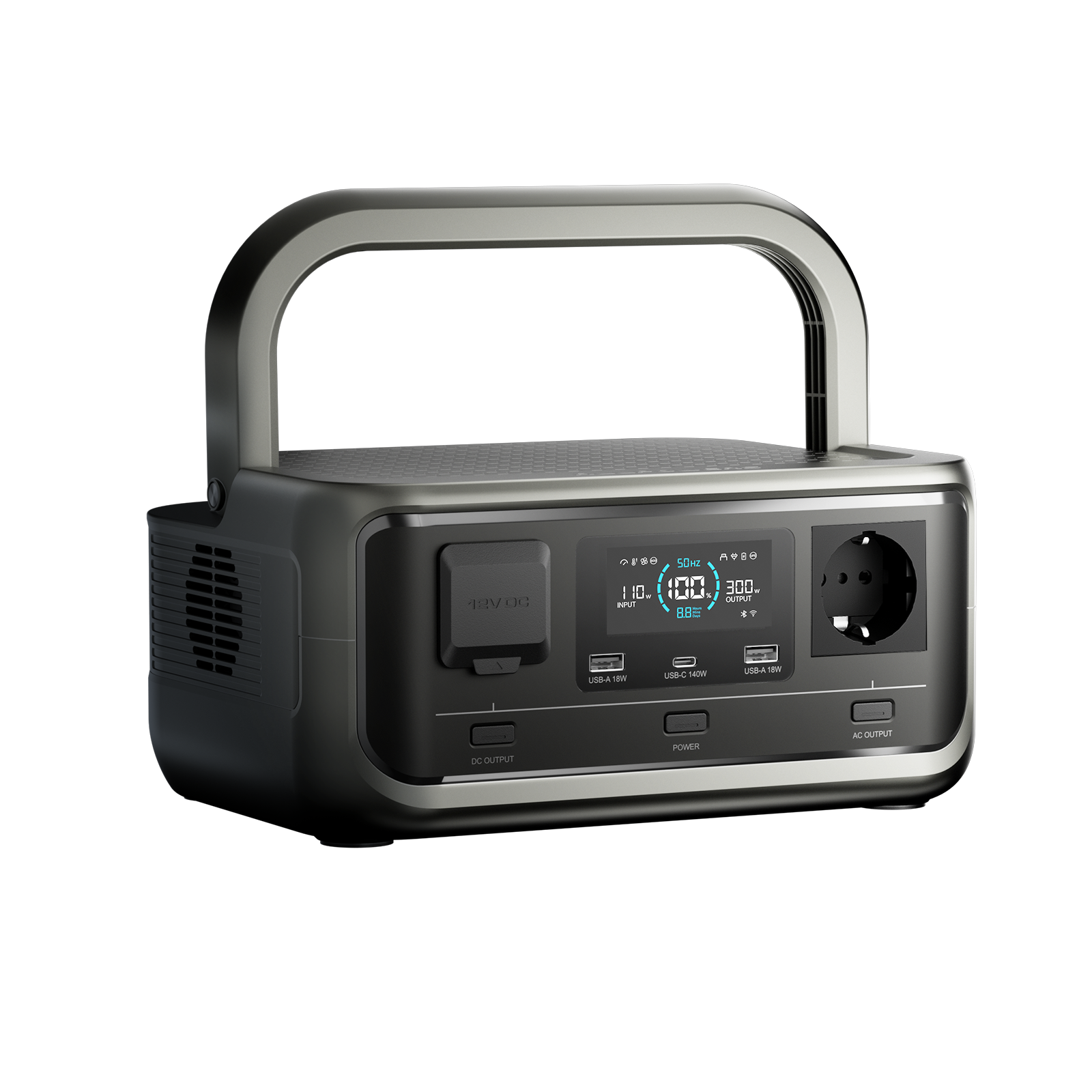 ALLPOWERS Generatore Solare 300W (P300 + SOLAX SE100 Pannello Solare 100W)