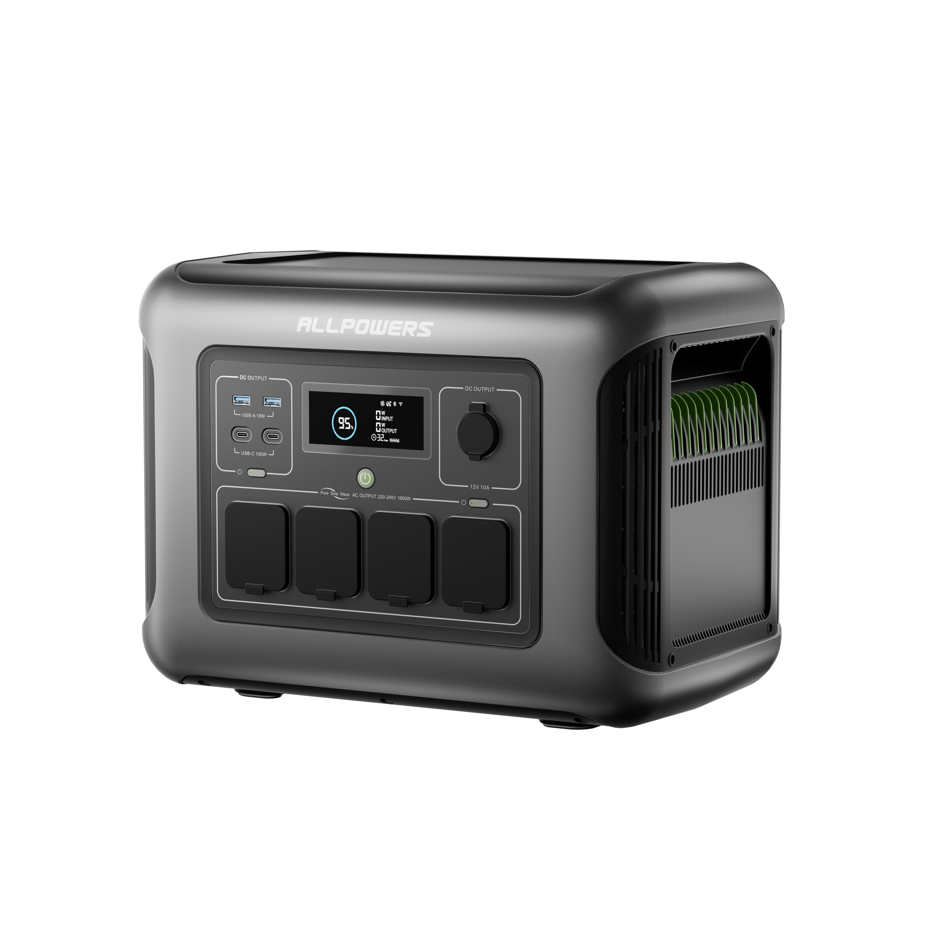 ALLPOWERS R1500 LITE Centrale Elettrica Portatile 1600W 1056Wh LiFeP04 Batteria