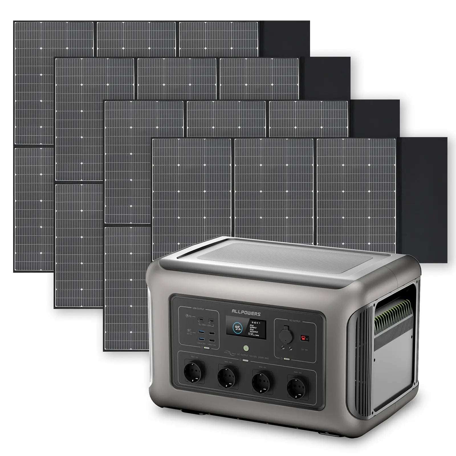 ALLPOWERS 3500W Generatore Solare (R3500 + SP039 600W Pannello Solare)