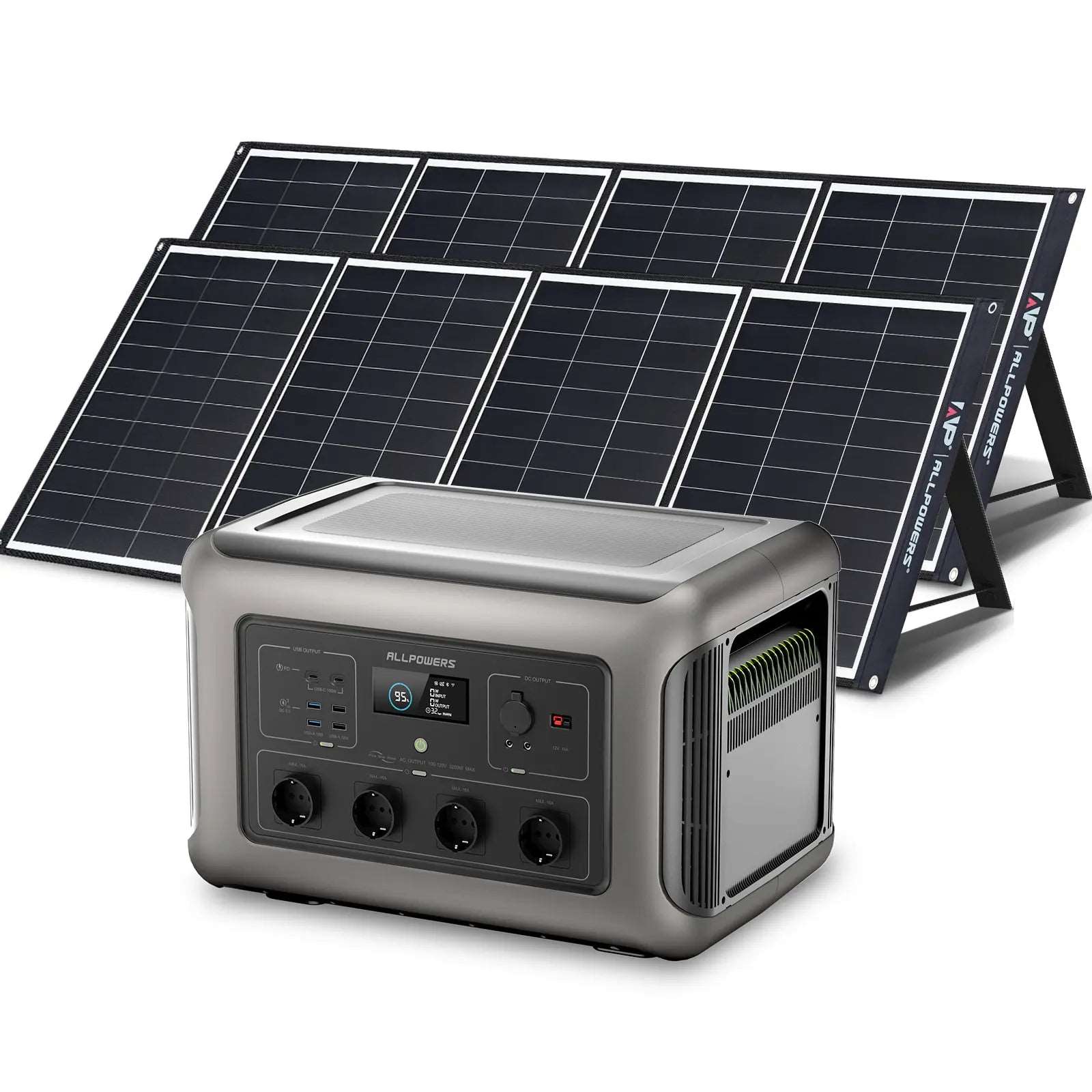 ALLPOWERS 3500W Generatore Solare (R3500 + SP035 200W Pannello Solare)