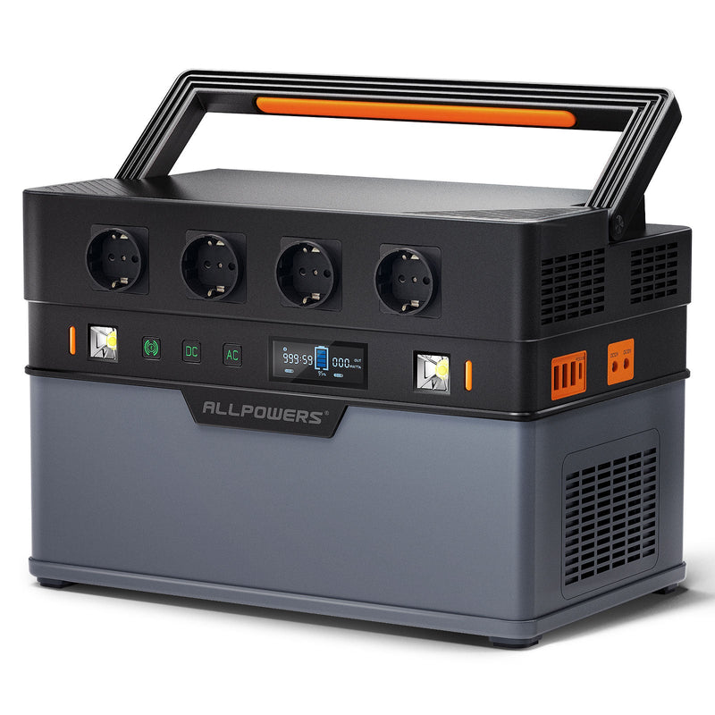 ALLPOWERS 1500W Generatore Solare (S1500 + SF200 200W Pannello Solare Flessibile)