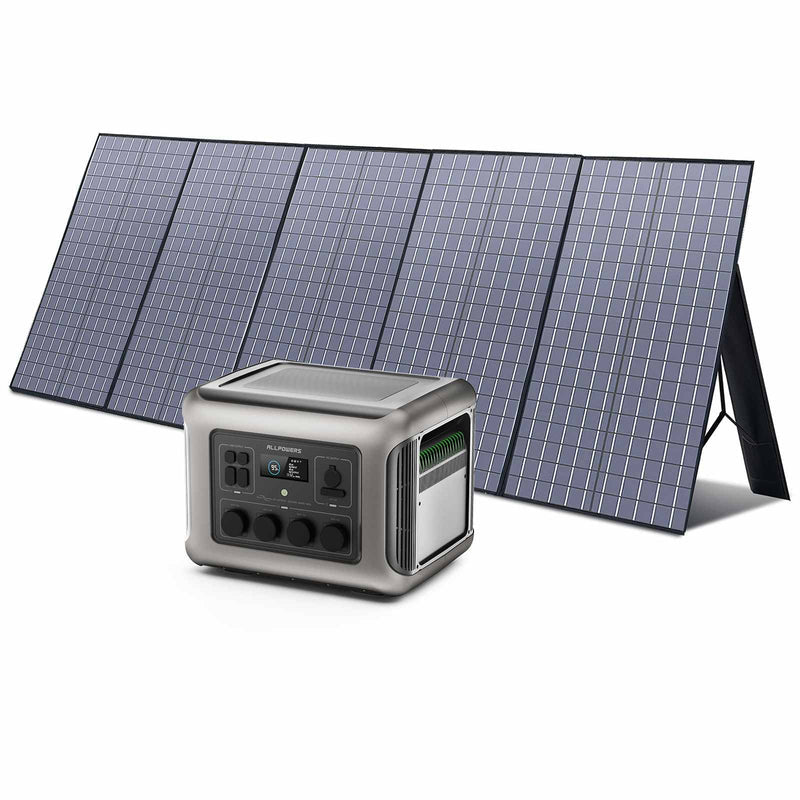 ALLPOWERS Generatore Solare 2500W (R2500 + SP037 Pannello Solare 400W)