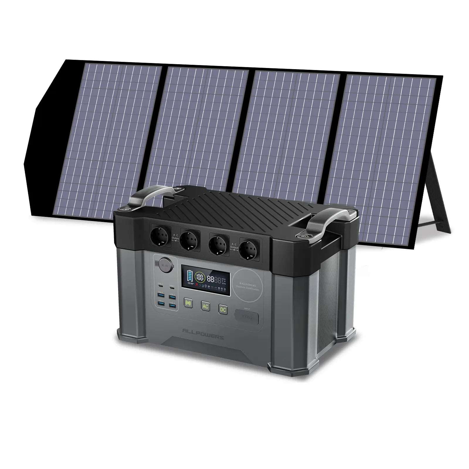 ALLPOWERS 2000W Generatore Solare (S2000 + SP029 140W Pannello Solare)