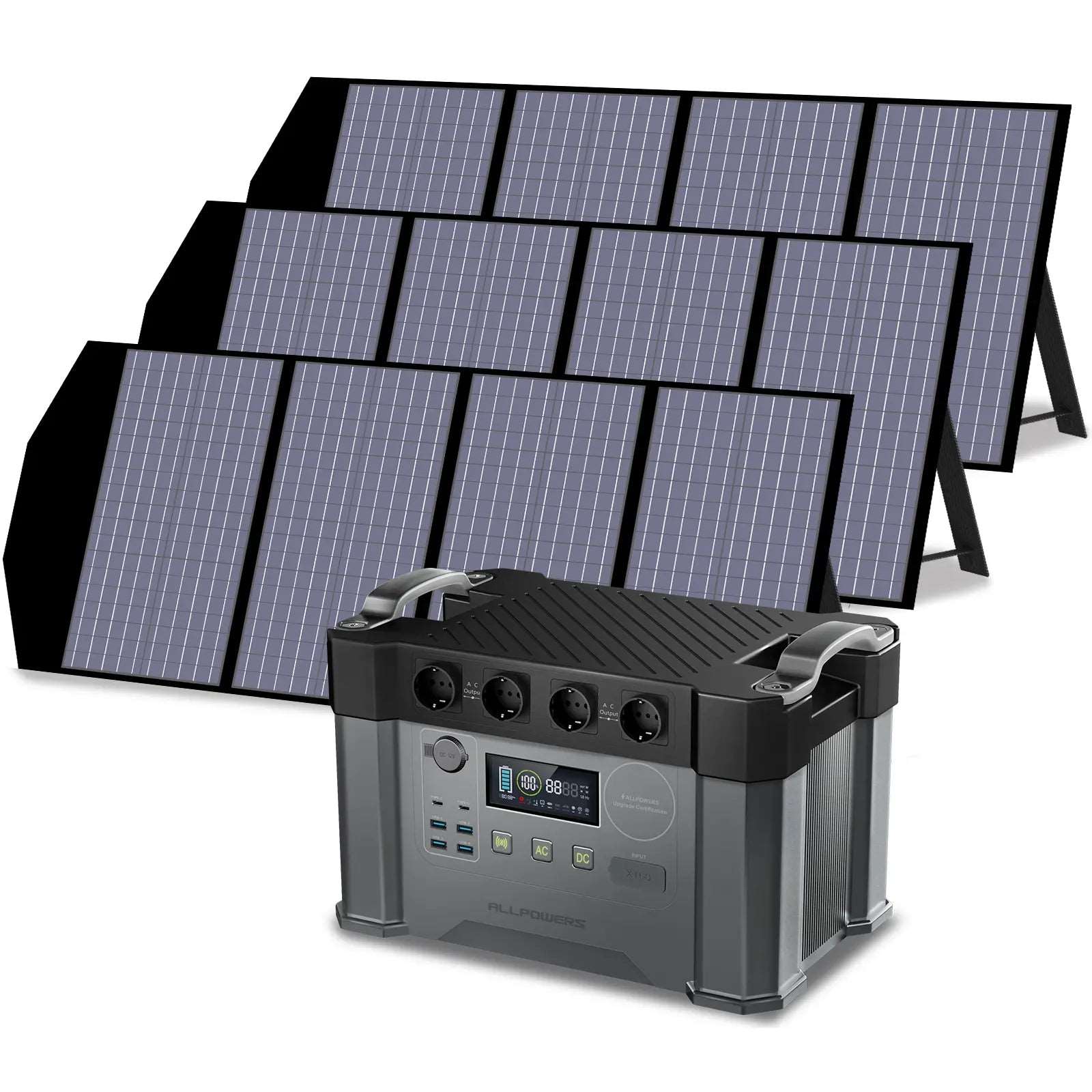 ALLPOWERS 2000W Generatore Solare (S2000 + SP029 140W Pannello Solare)