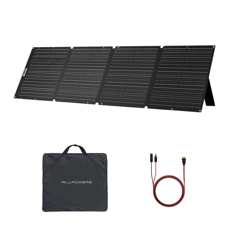 ALLPOWER Generatore Solare 1800W (R1500 + SOLAX SE200 Pannello Solare 200W)