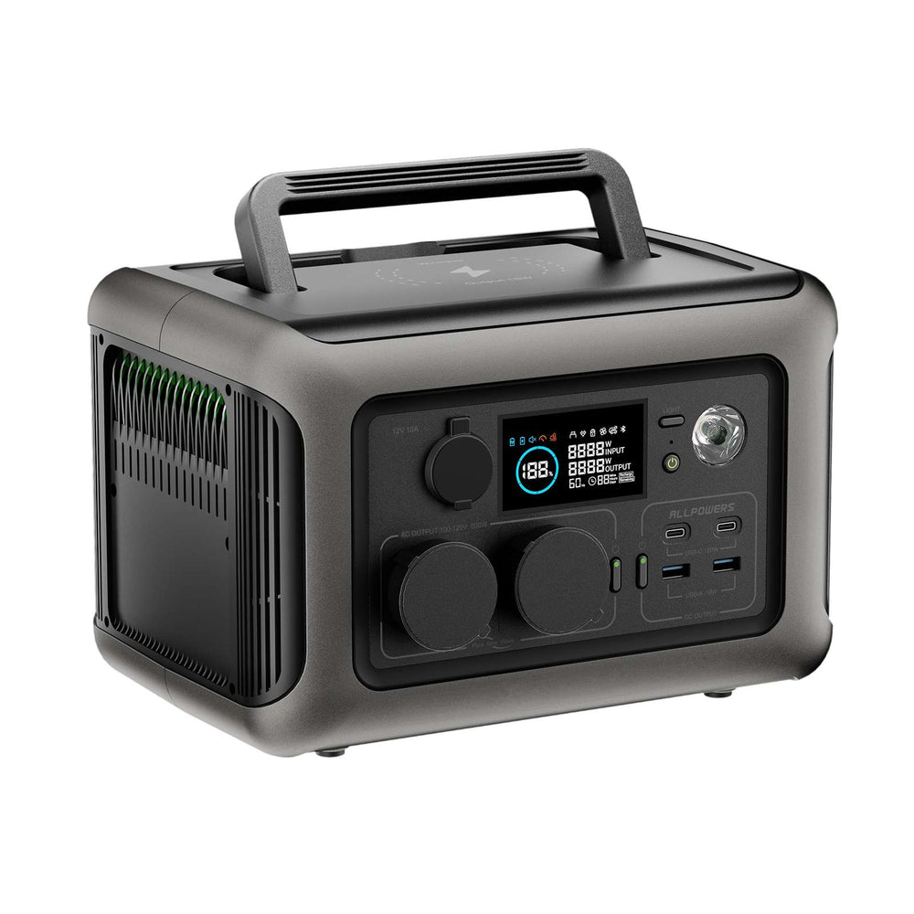 ALLPOWERS R600 Power Station Portatile 600W 299Wh Batteria LiFeP04