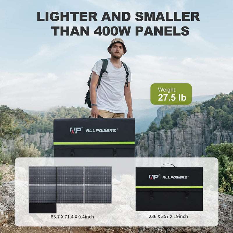 ALLPOWERS 3500W Generatore Solare (R3500 + SP039 600W Pannello Solare)