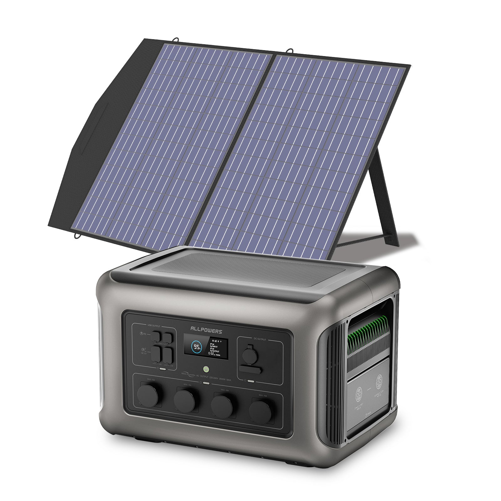 ALLPOWERS 3500W Generatore Solare (R3500 + SP027 100W Pannello Solare)