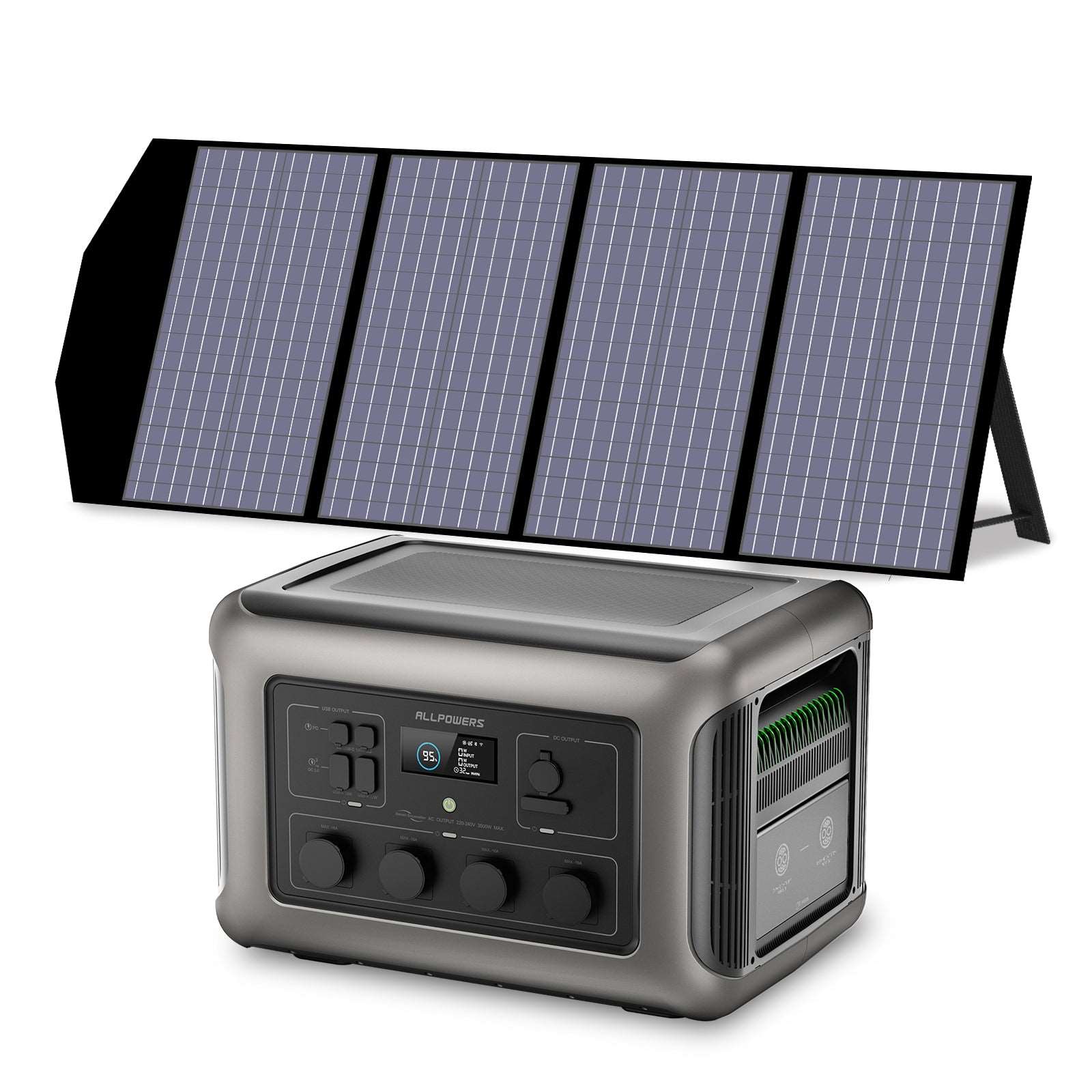 ALLPOWERS 3500W Generatore Solare (R3500 + SP029 140W Pannello Solare)