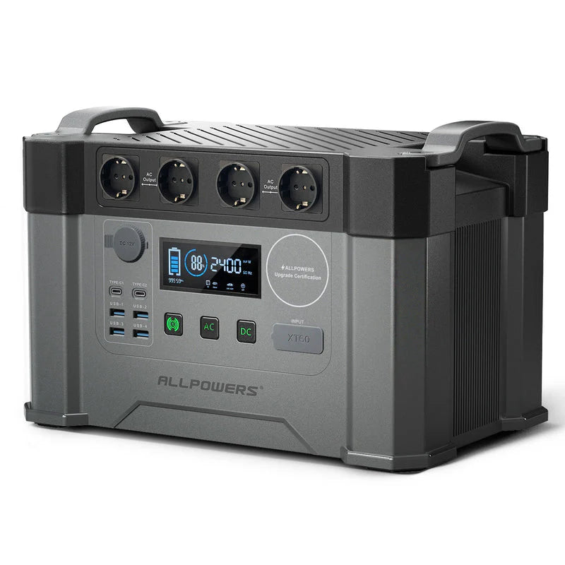 SCHWAIGER Power Station 600W: Generatore Di Corrente Portatile Con Inverter Per Emergenze E Campeggio