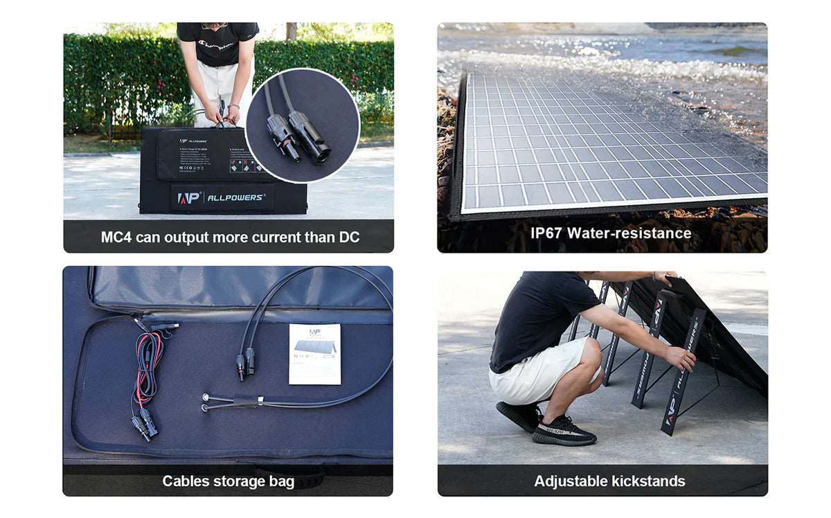 ALLPOWERS 2000W Generatore Solare (S2000 + SP037 400W Pannello Solare)