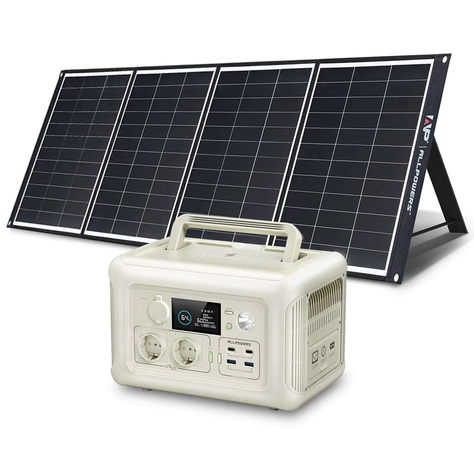 ALLPOWERS 600W Generatore Solare R600 con FV200W