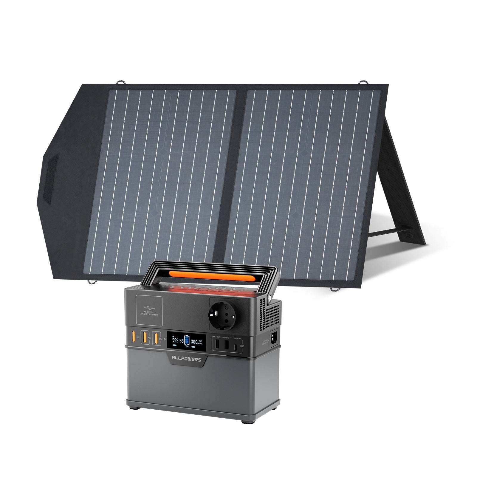 ALLPOWERS 300W Generatore Solare (S300 Plus + SP020 PV 60W )