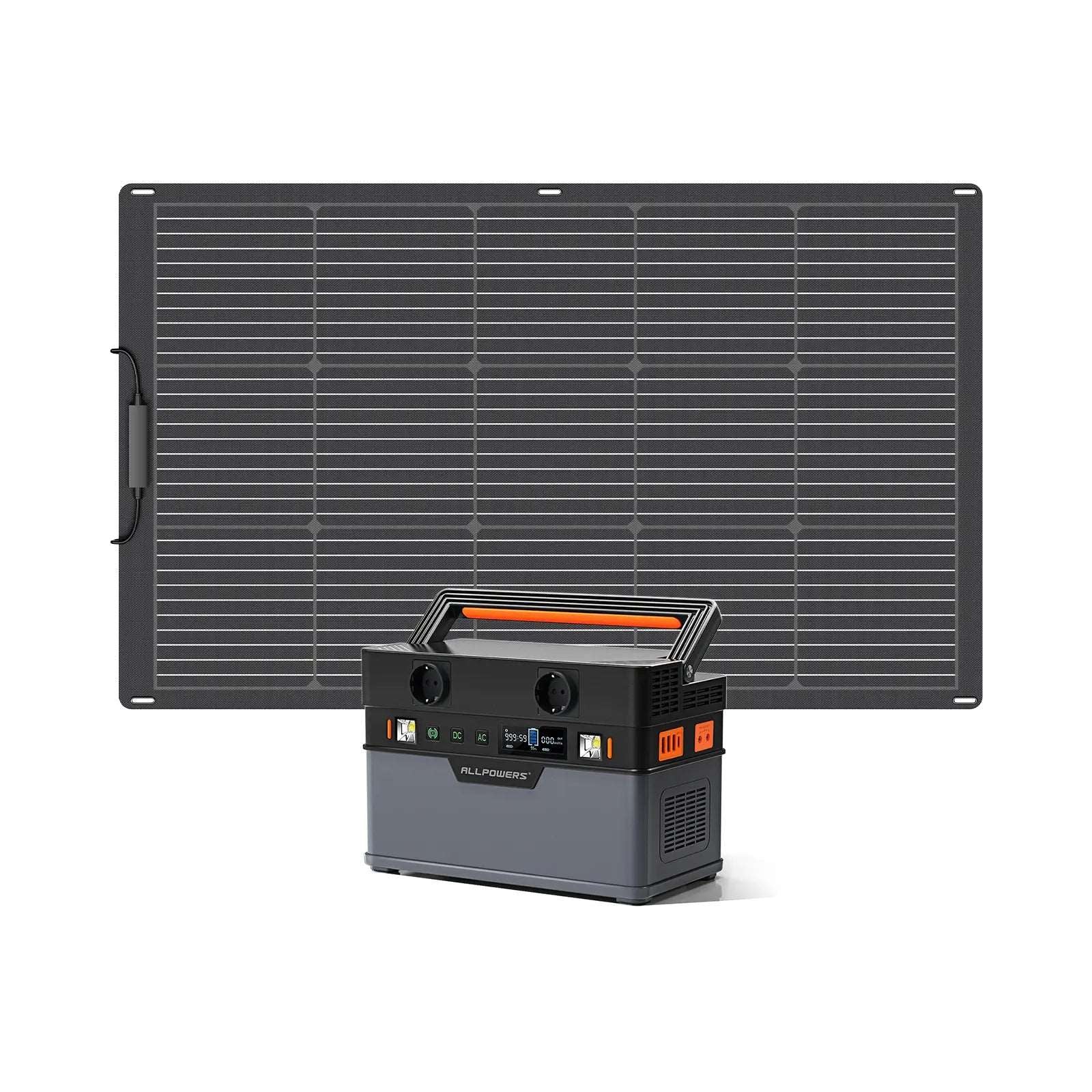 ALLPOWERS 700W Generatore Solare (S700 + SF100 100W Pannello Solare Flessibile)