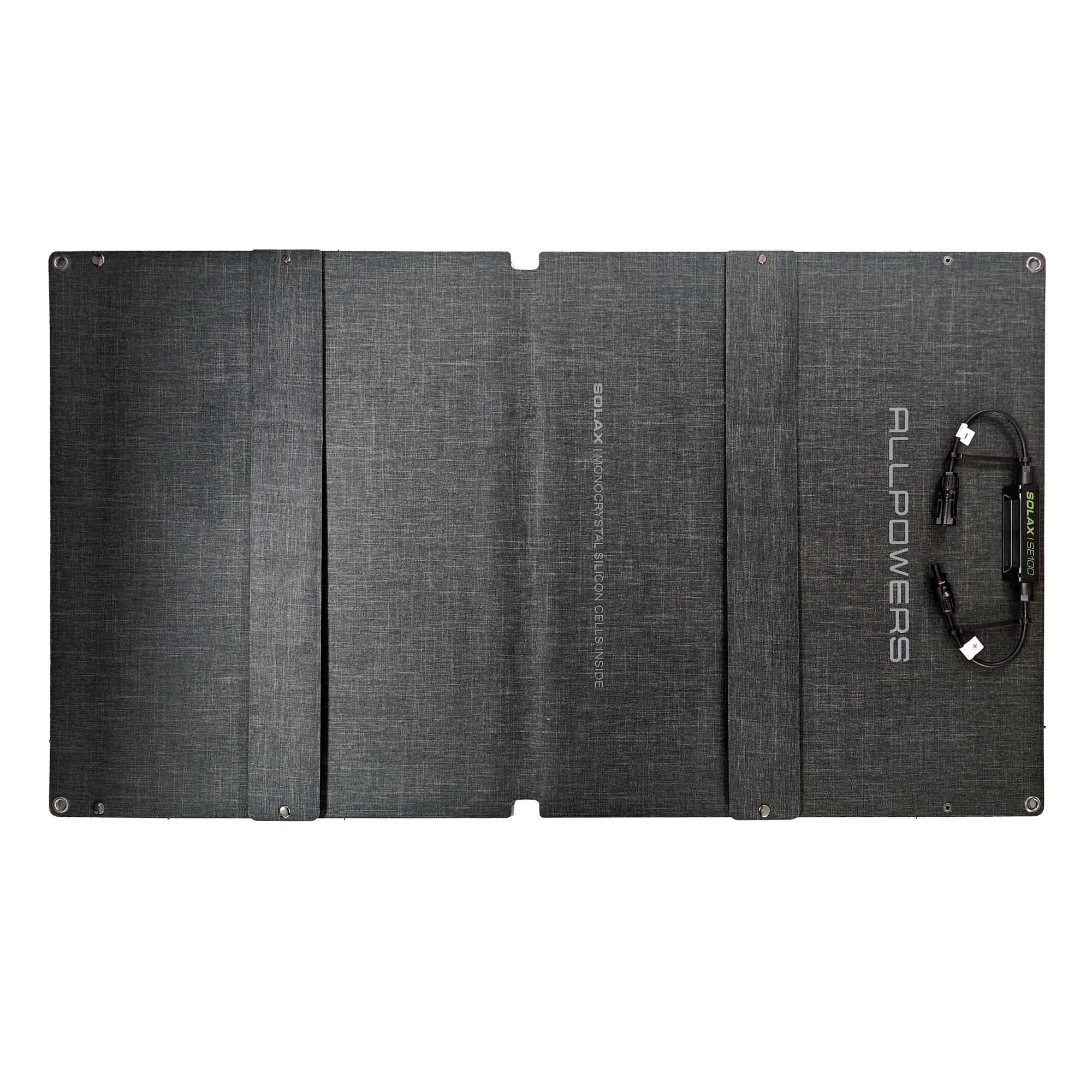 ALLPOWER Generatore Solare 1800W (R1500 + SOLAX SE100 Pannello Solare 100W)