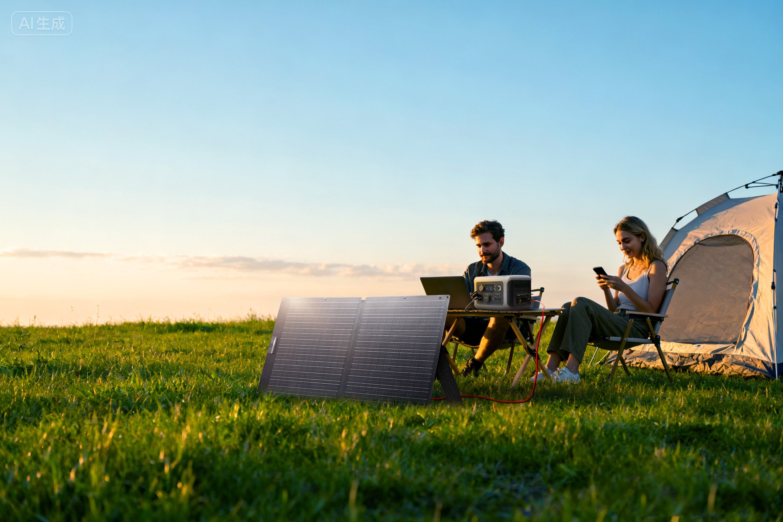 ALLPOWER Generatore Solare 1800W (R1500 + SOLAX SE100 Pannello Solare 100W)