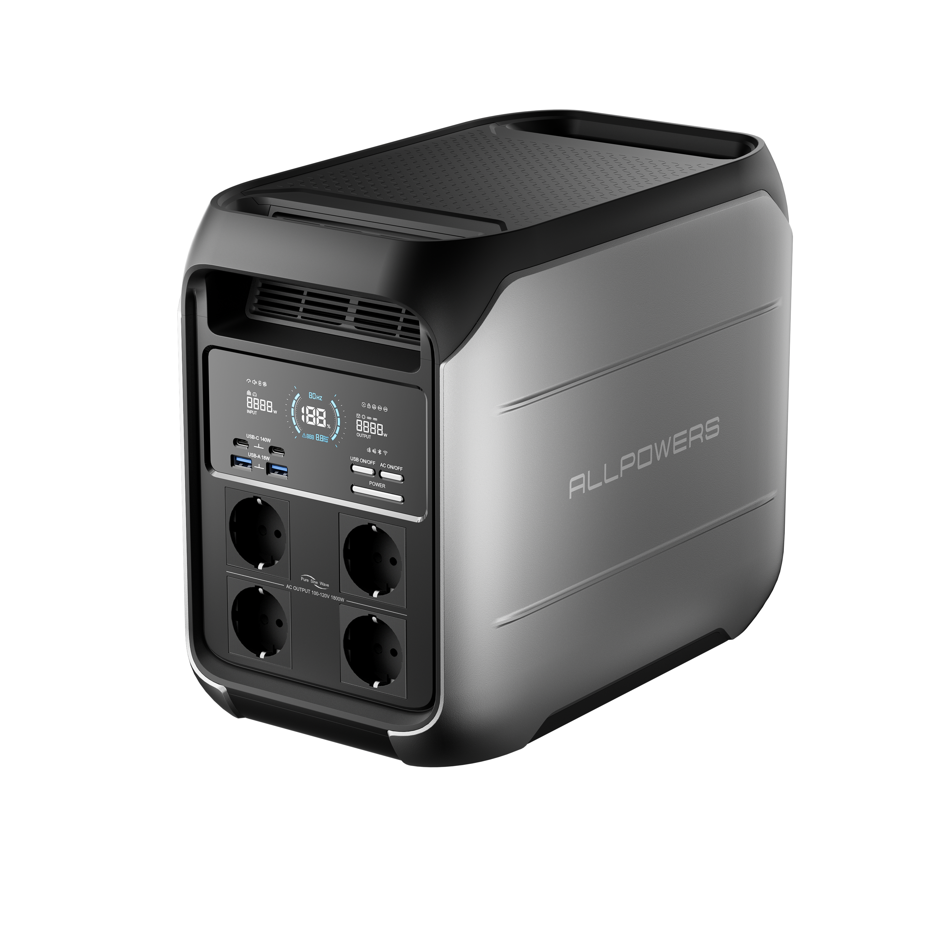 ALLPOWERS P1800 Centrale Elettrica Portatile 1800W 1024Wh LiFeP04 Batteria