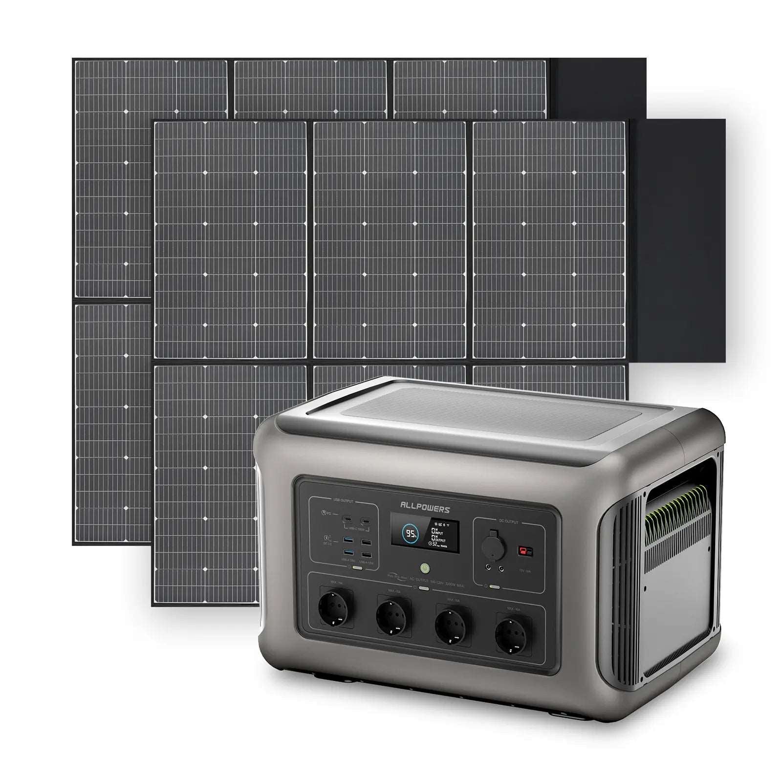 ALLPOWERS 3500W Generatore Solare (R3500 + SP039 600W Pannello Solare)