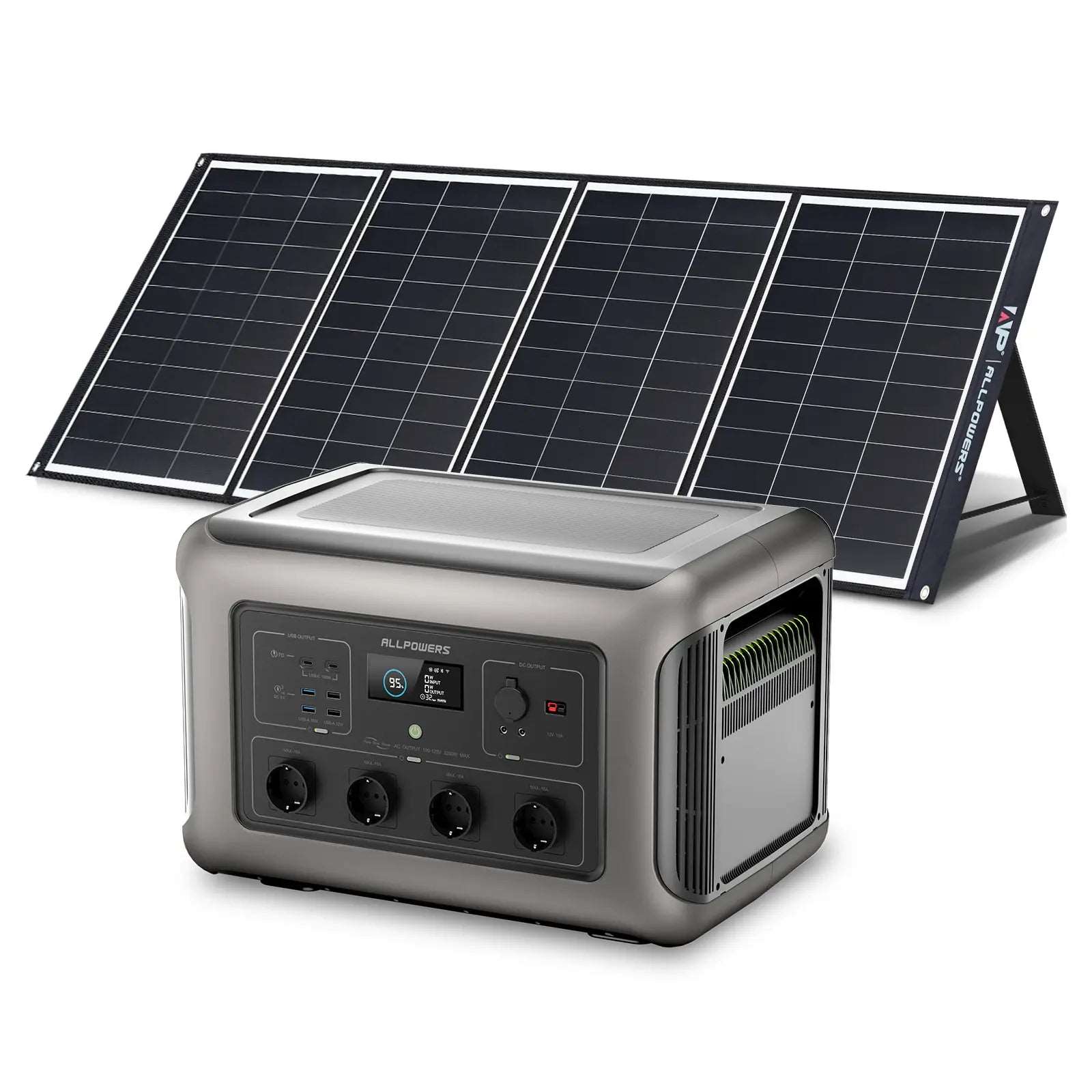 ALLPOWERS 3500W Generatore Solare (R3500 + SP035 200W Pannello Solare)