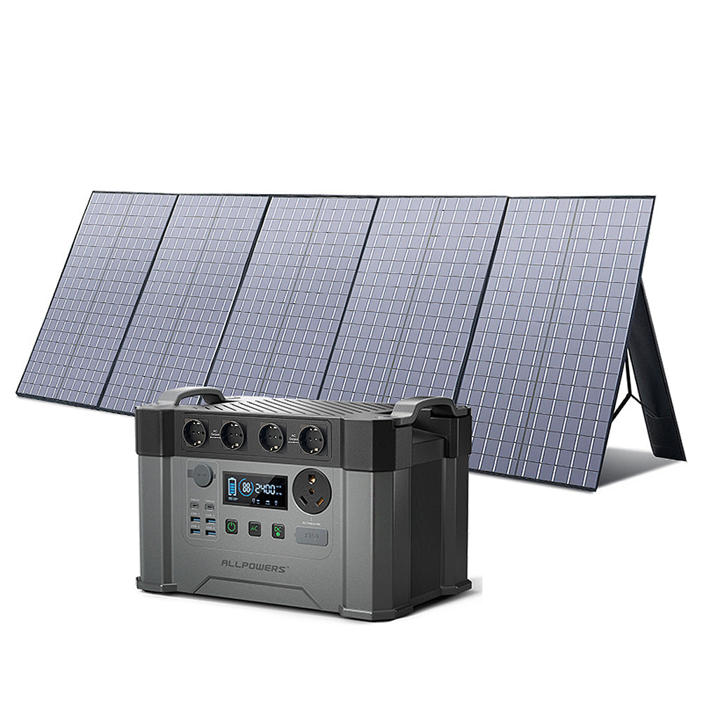 ALLPOWERS Kit Generatore Solare 2400W (S2000 Pro + SP037 400W Pannello Solare)