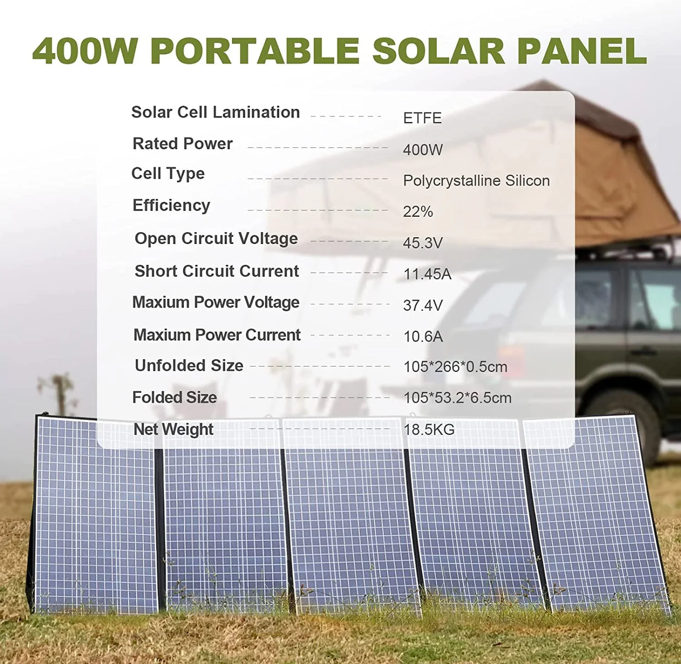 ALLPOWERS Kit Generatore Solare 2000W (S2000 + SP037 400W Pannello Solare)