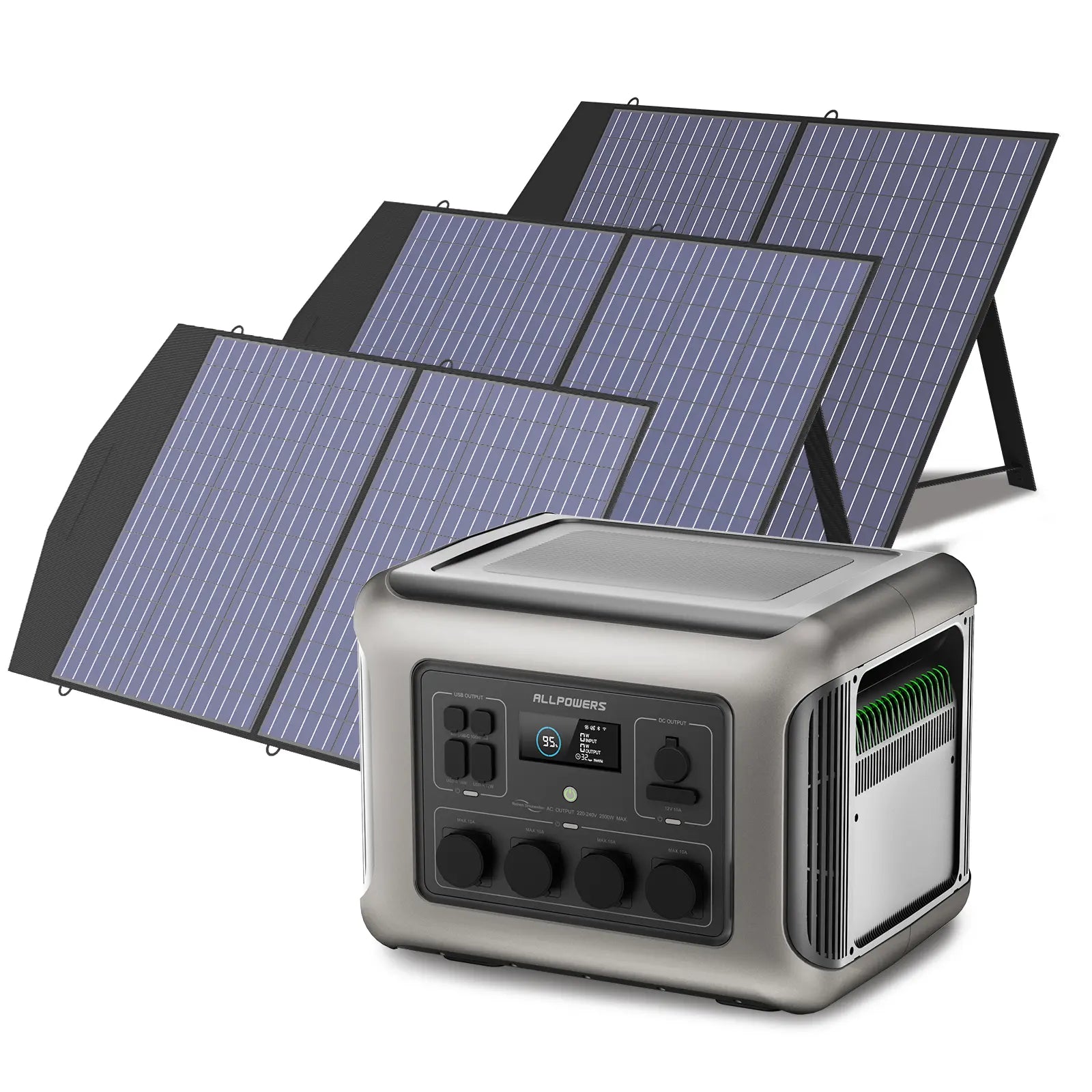 ALLPOWER 2500W Generatore Solare R2500 con FV100W