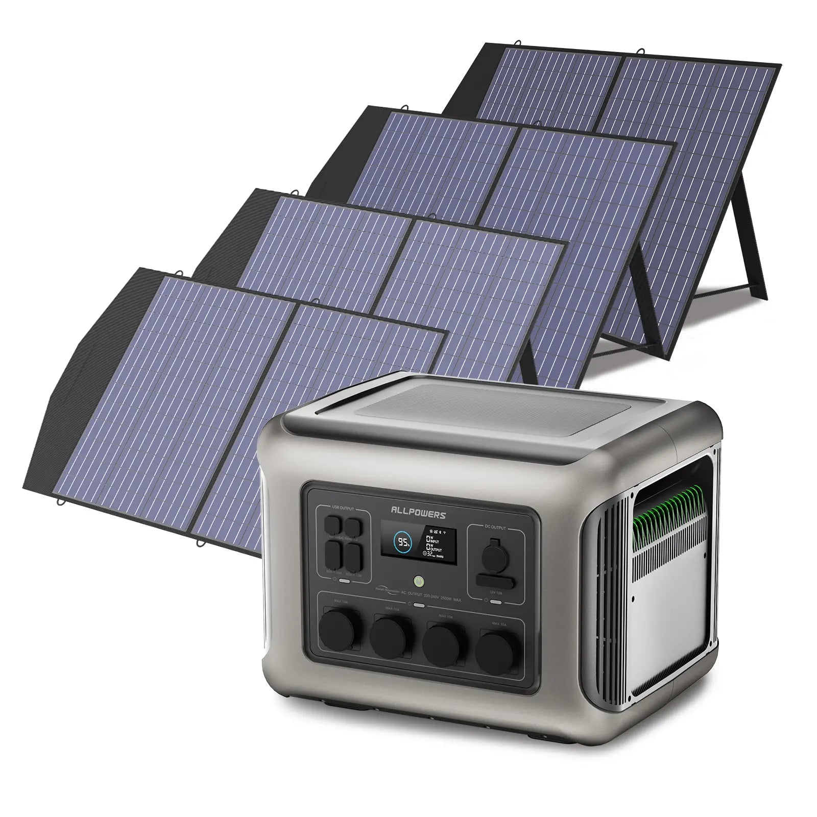 ALLPOWER 2500W Generatore Solare R2500 con FV100W